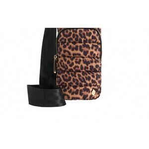 NEW WANDERFULL women's hydrobag purse with crossbody strap in leopard